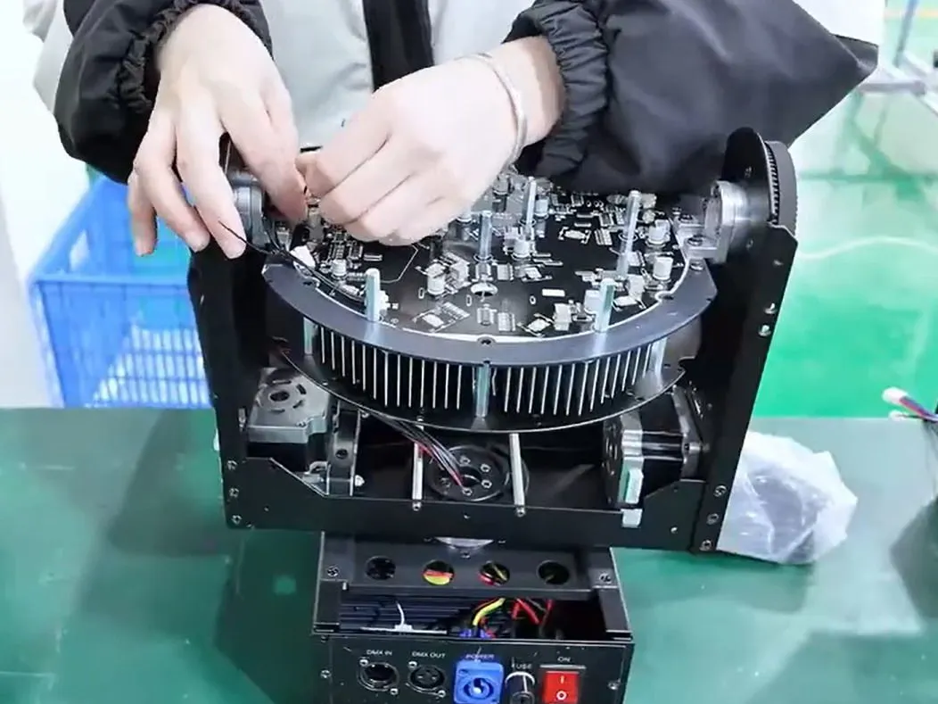 Stage Lights Wiring Internal Assembly