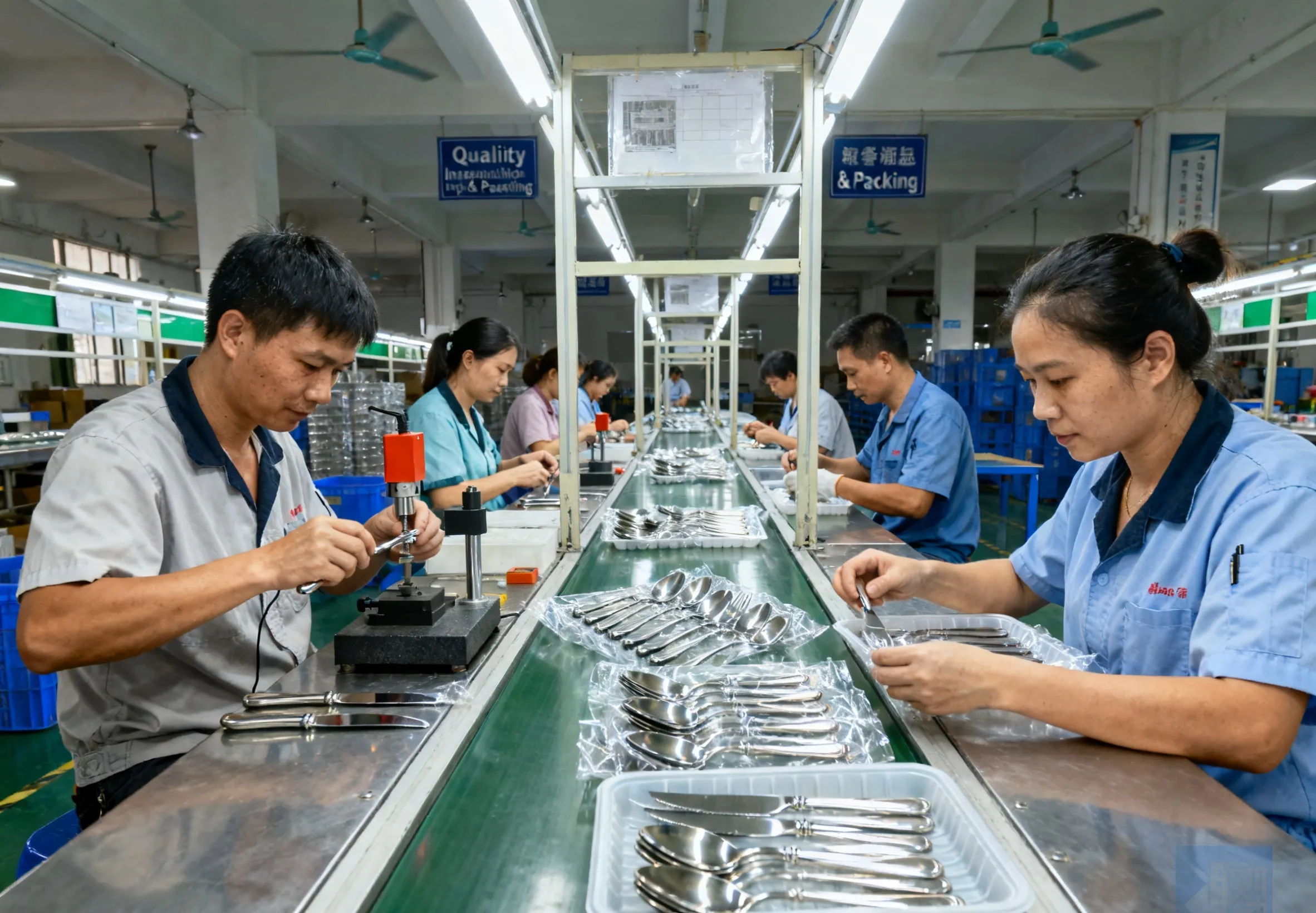 Tableware Quality Inspection Packaging