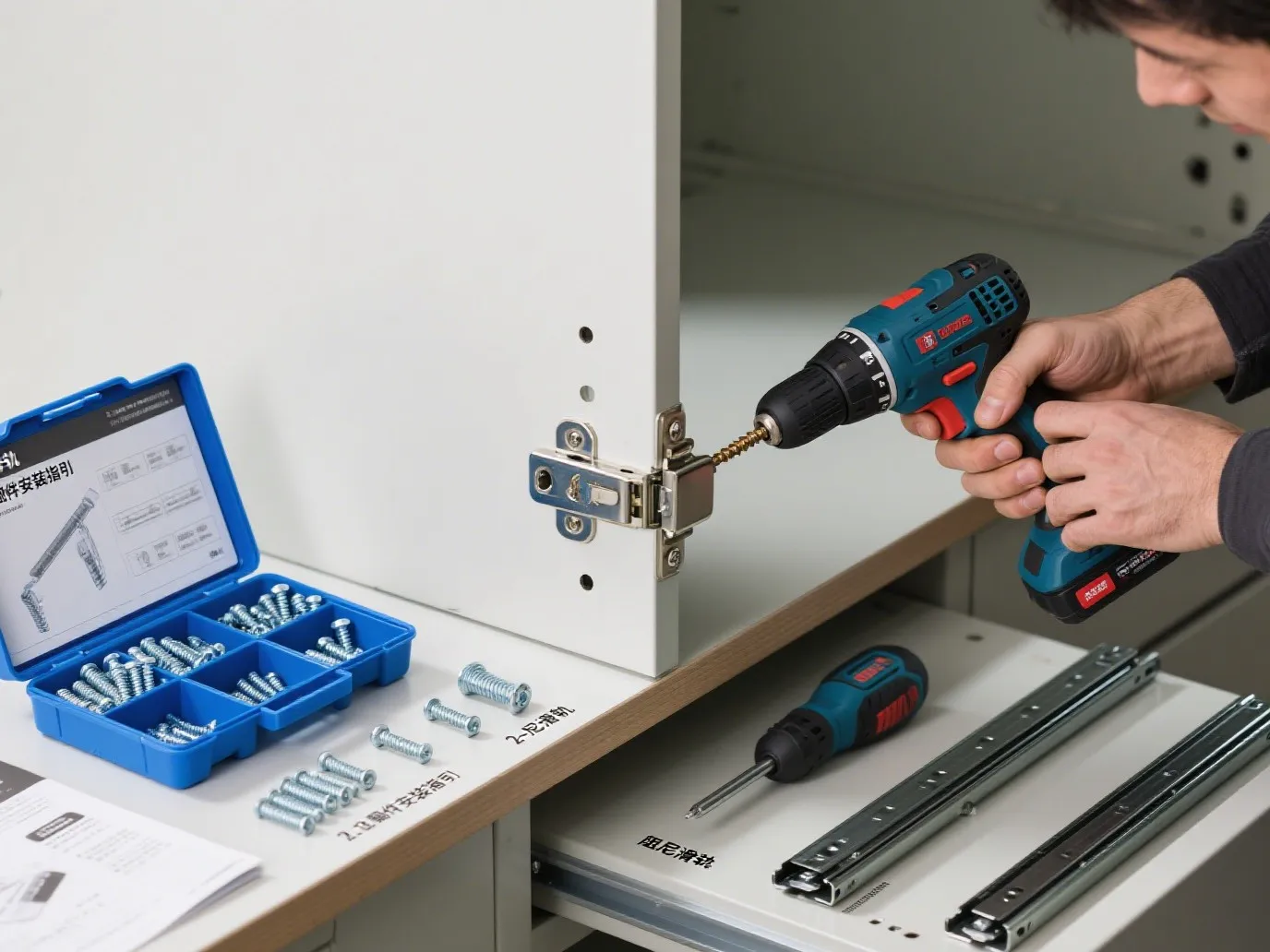 Storage Cabinet Component Assembly