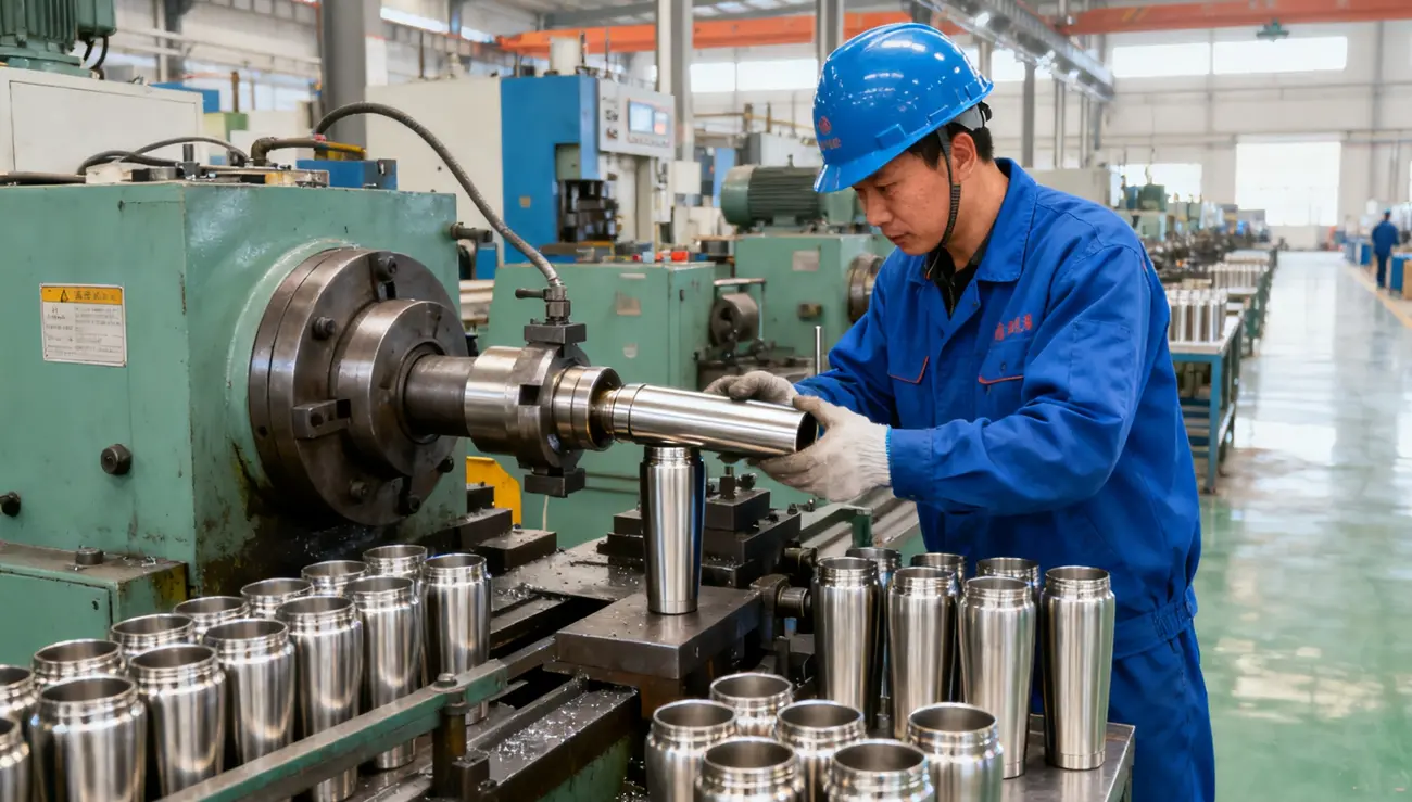 Thermos-Flask Mouth Processing and Threading