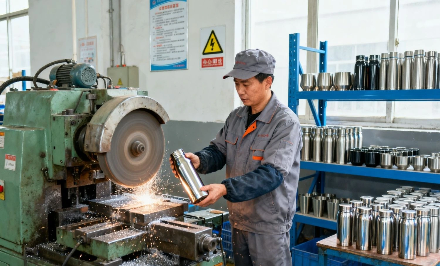 Thermos Flask Surface Treatment