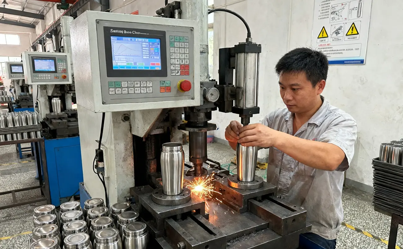 Thermos-Flask Vacuum Pumping