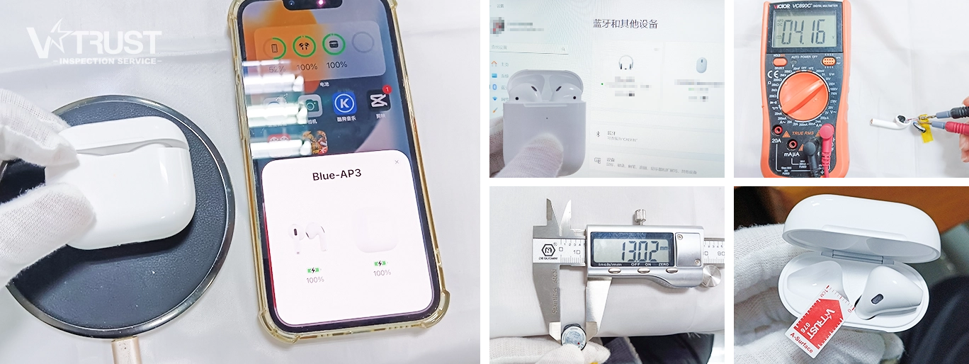 TWS Wireless Earbuds Quality Inspection Services
