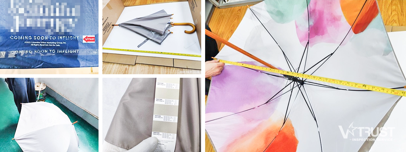 Umbrellas On-Site Testing