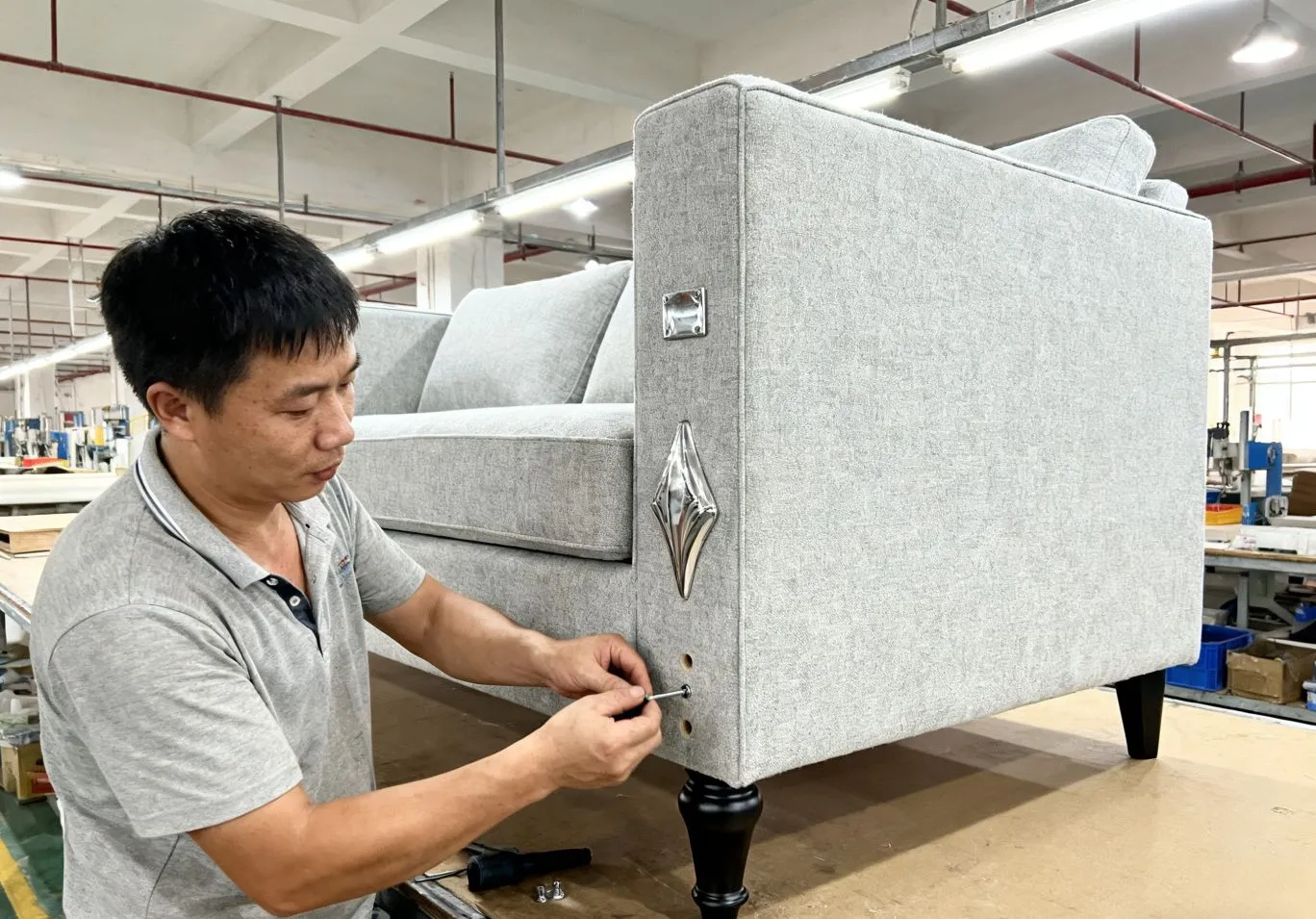 Upholstered Furniture Accessory Installation & Final Assembly