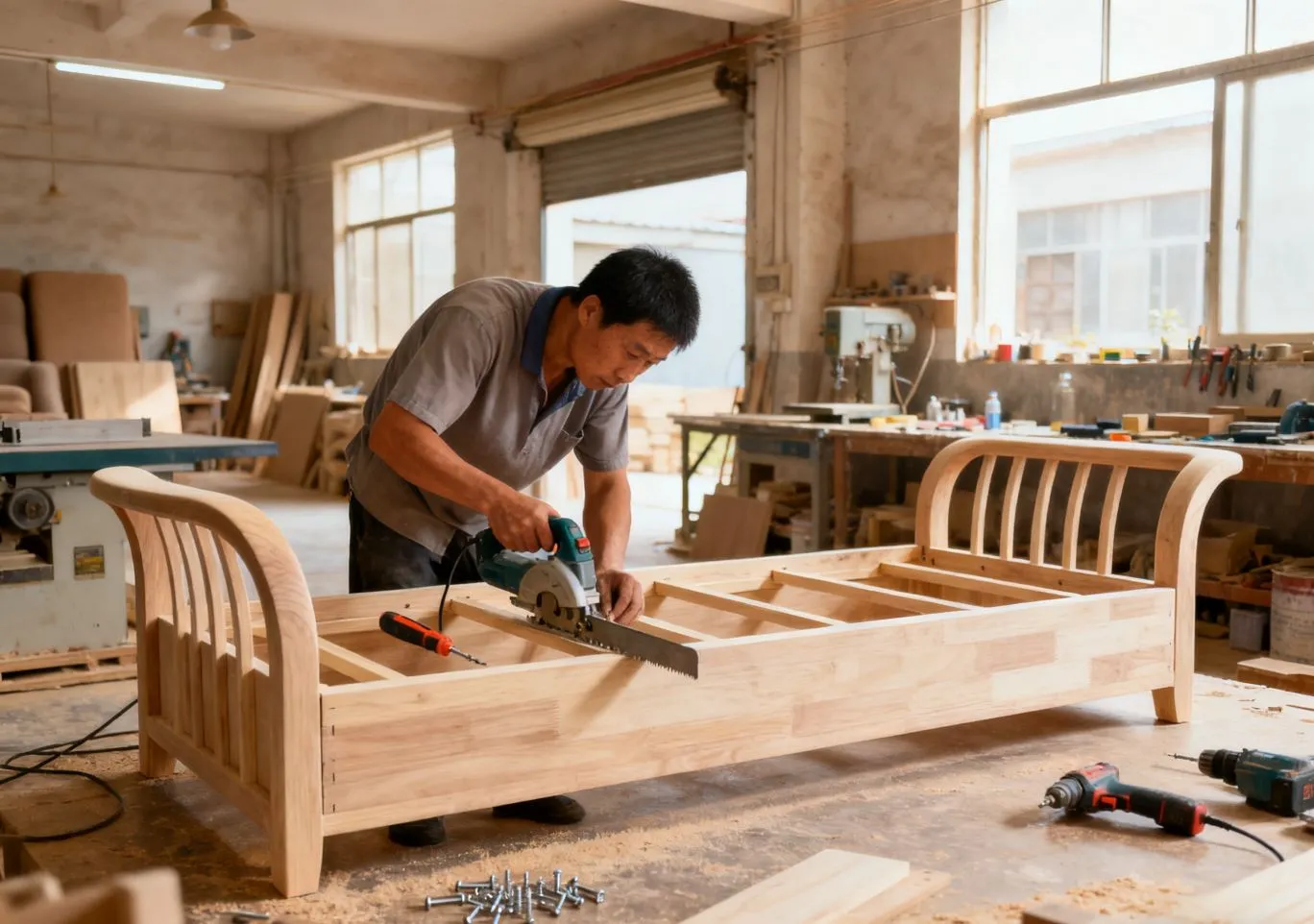 Upholstered Furniture Frame Construction